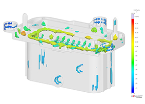 Hotspots im Bauteil (c) SIGMA Engineering GmbH