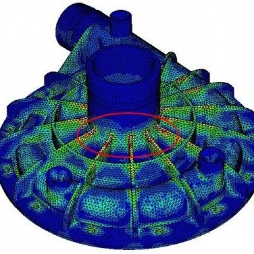 Figure 2 - The expected deformation is simulated using a FEA package. (c) SIGMA Engineering GmbH