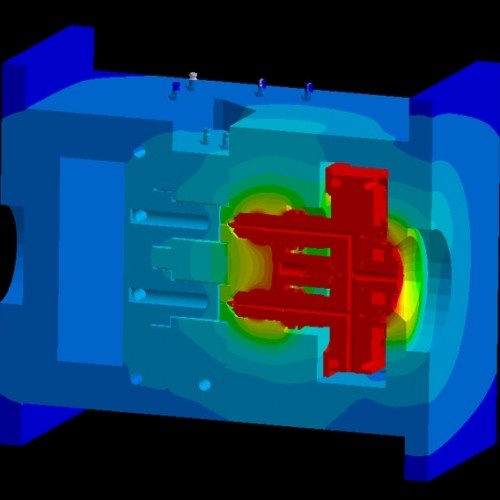 Figure 1 - Thermal effect of the hot runner system (c) SIGMA Engineering GmbH Figure 1 - Thermal effect of the hot runner system (c) SIGMA Engineering GmbH