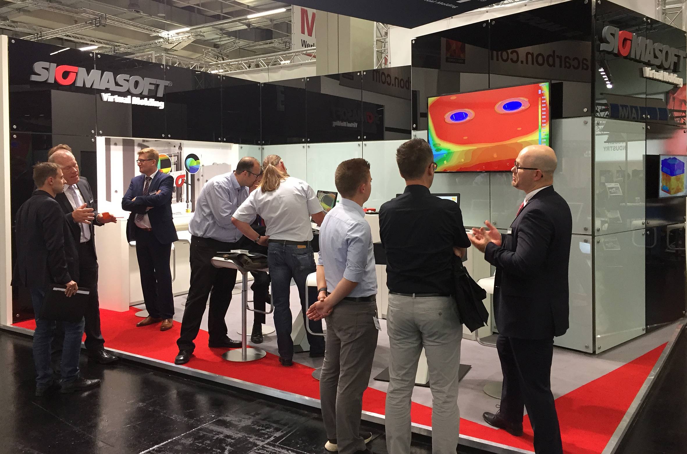 Our team had interesting talks on the SIGMA booth during DKT 2018 (c) SIGMA Engineering GmbH